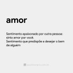 Amor - Seu Dicionário