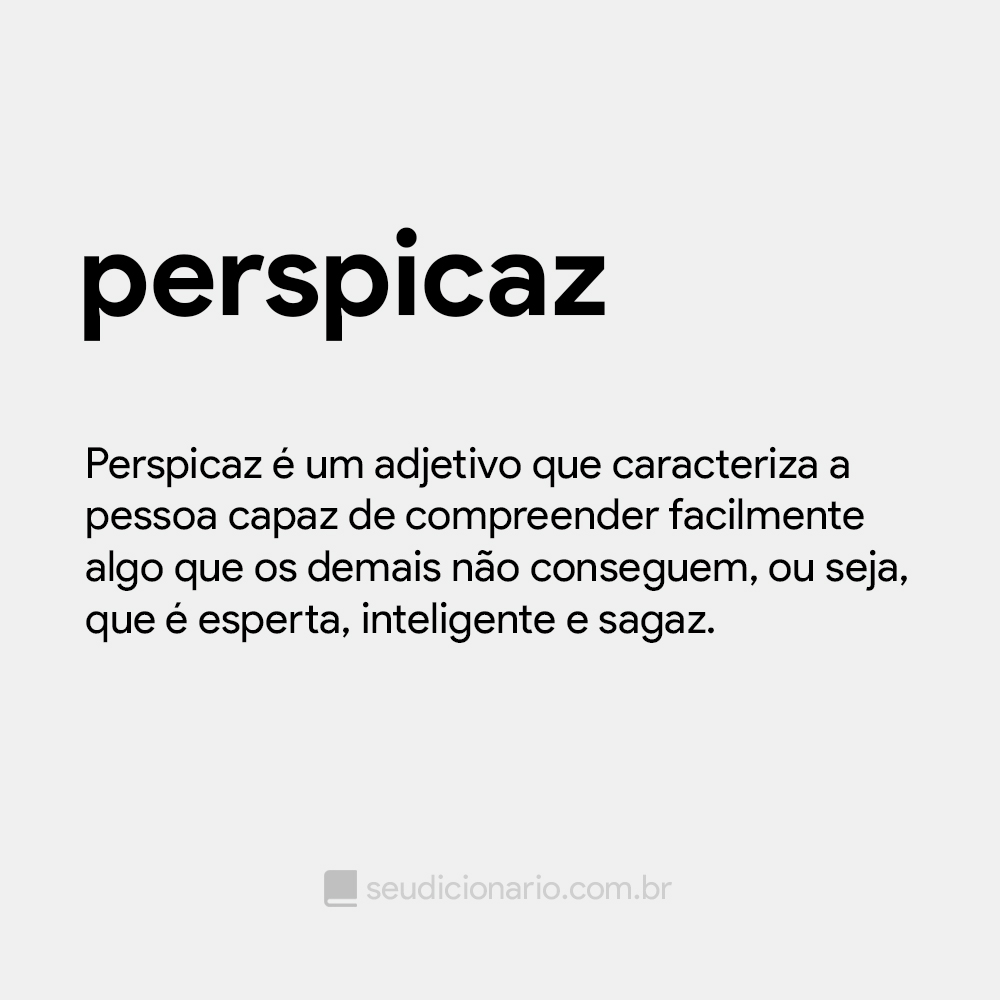 perspicaz