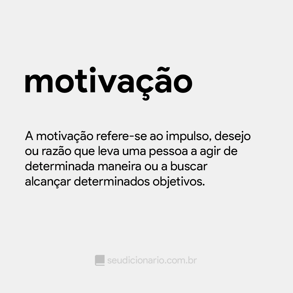 motivação