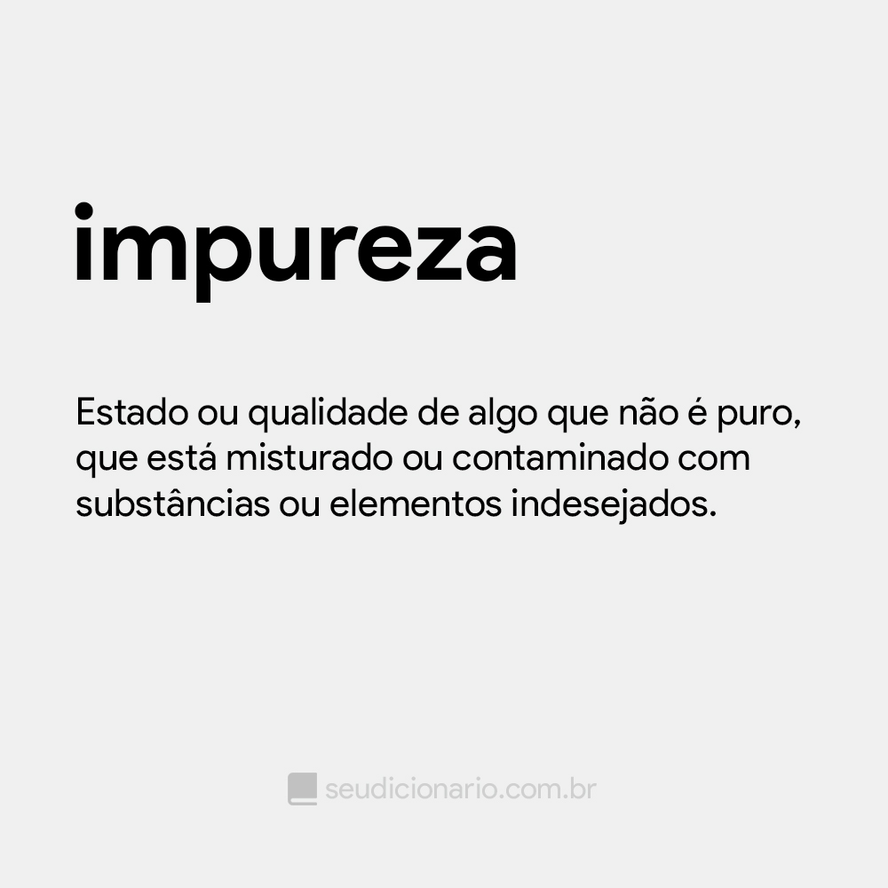 impureza